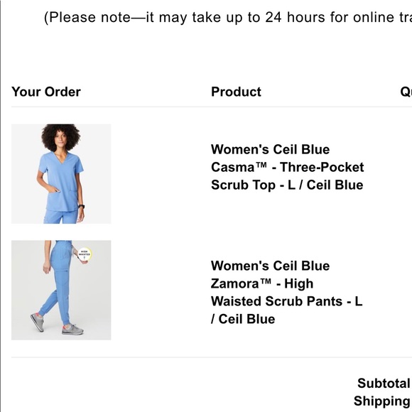 LARGE Figs scrub set! - Picture 3 of 3